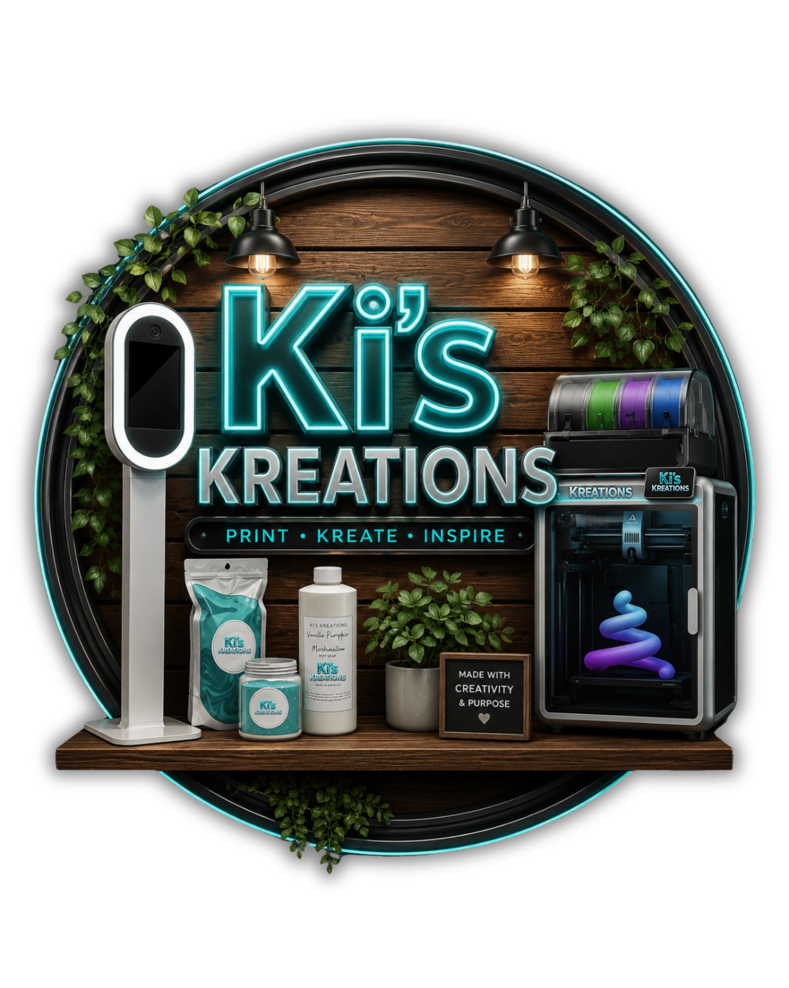 Ki's Kreations — Print · Kreate · Inspire